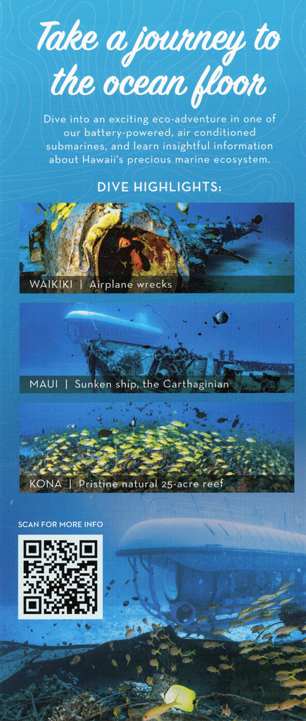Submarne Adventure Brochure - Kona
