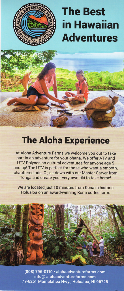 Submarne Adventure Brochure - Kona